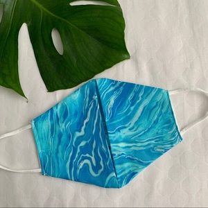 Azure Whirlpool Face Mask